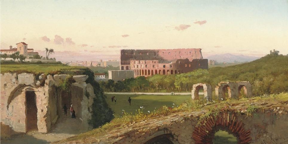 Widok na Colosseum